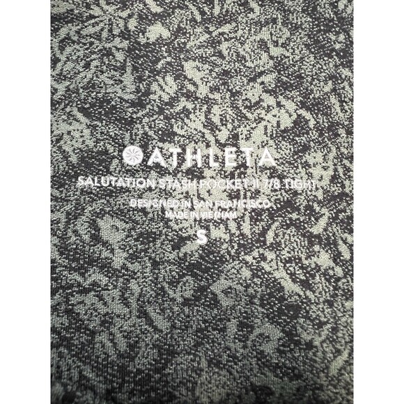 Athleta Lot of 2 Women’s 7/8 Tights Salutation Pocket & Ultimate Camo Size Small - Picture 6 of 11
